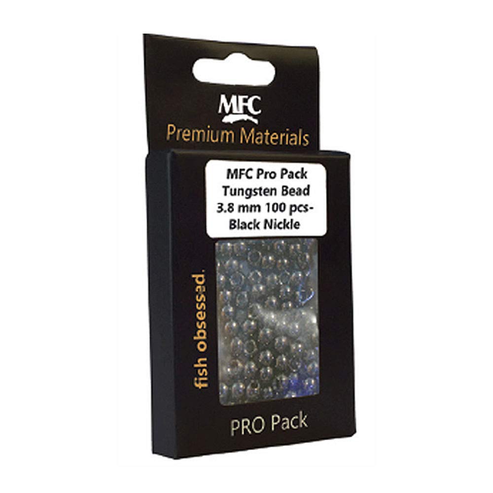 Montana Fly Company tungsten bead in black nickel for fast sinking and reliable fly presentation