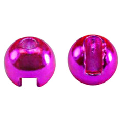 Montana Fly MFC Tungsten Lucent Jig Beads in hot pink for quick sinking trout flies.
