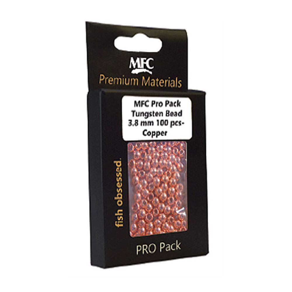 Montana Fly Pro Pack tungsten bead 3.25mm copper for fast-sinking flies