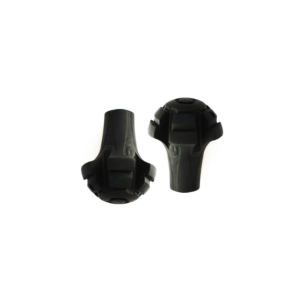 Montem end-cap protection for poles guards against tip damage during storage and transport.