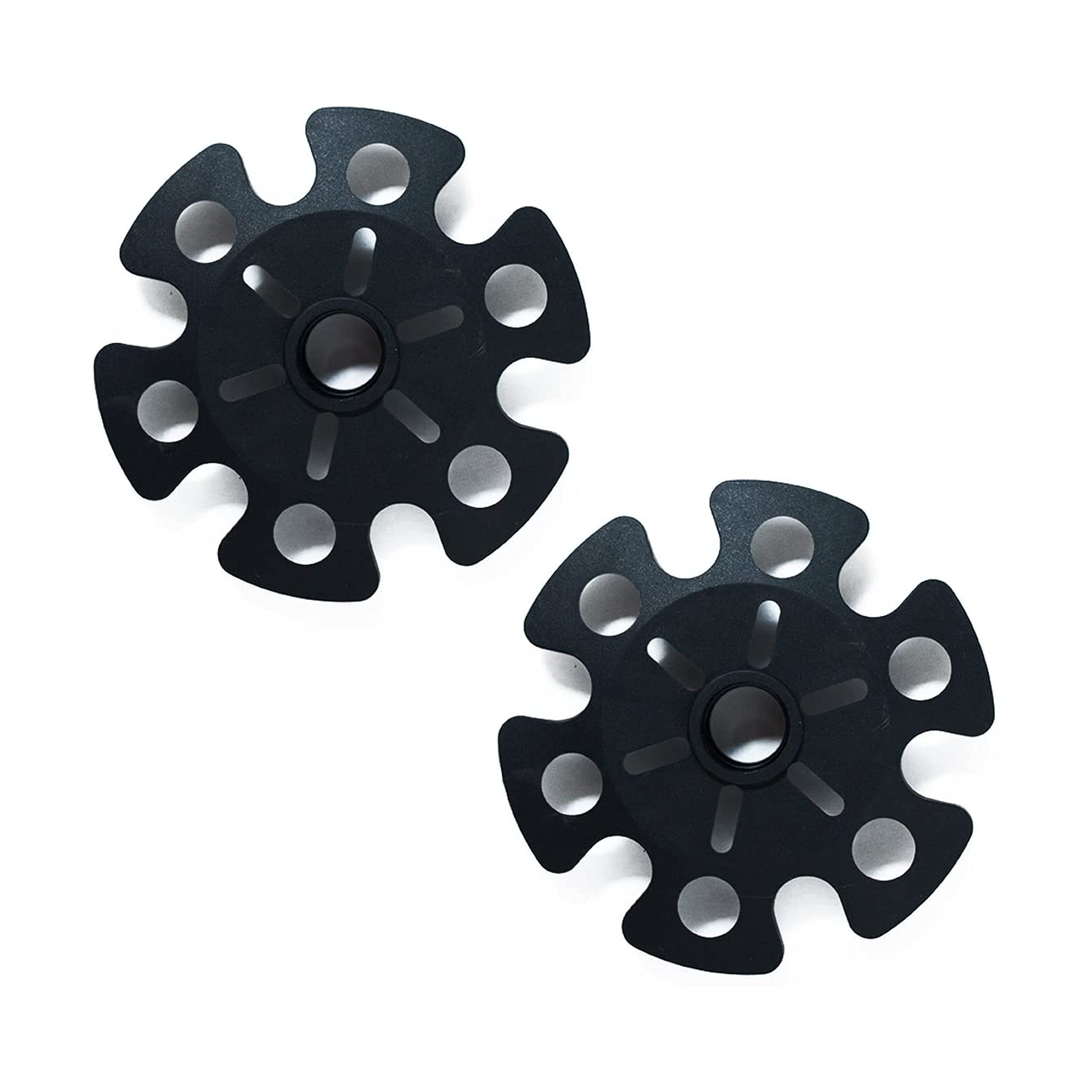 Montem screw-on snow baskets attach quickly without tools.