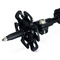 Montem trekking pole snow baskets close-up, lightweight design for easy switching.