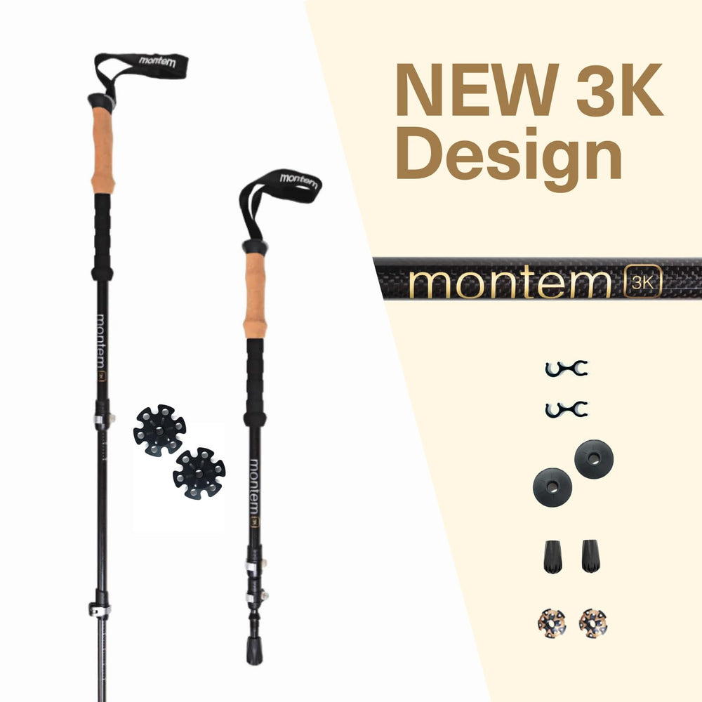 Montem Ultra Light all-terrain tips and baskets adapt to mud and snow