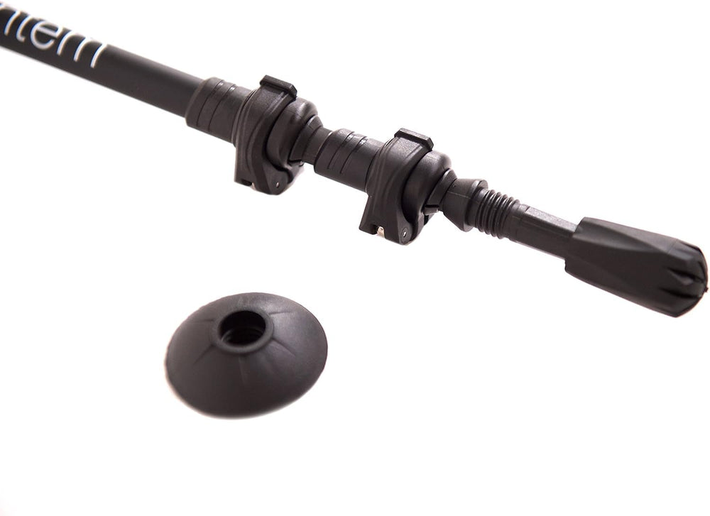 Montem rubber tip protectors safeguard gear and surfaces while storing or hiking.