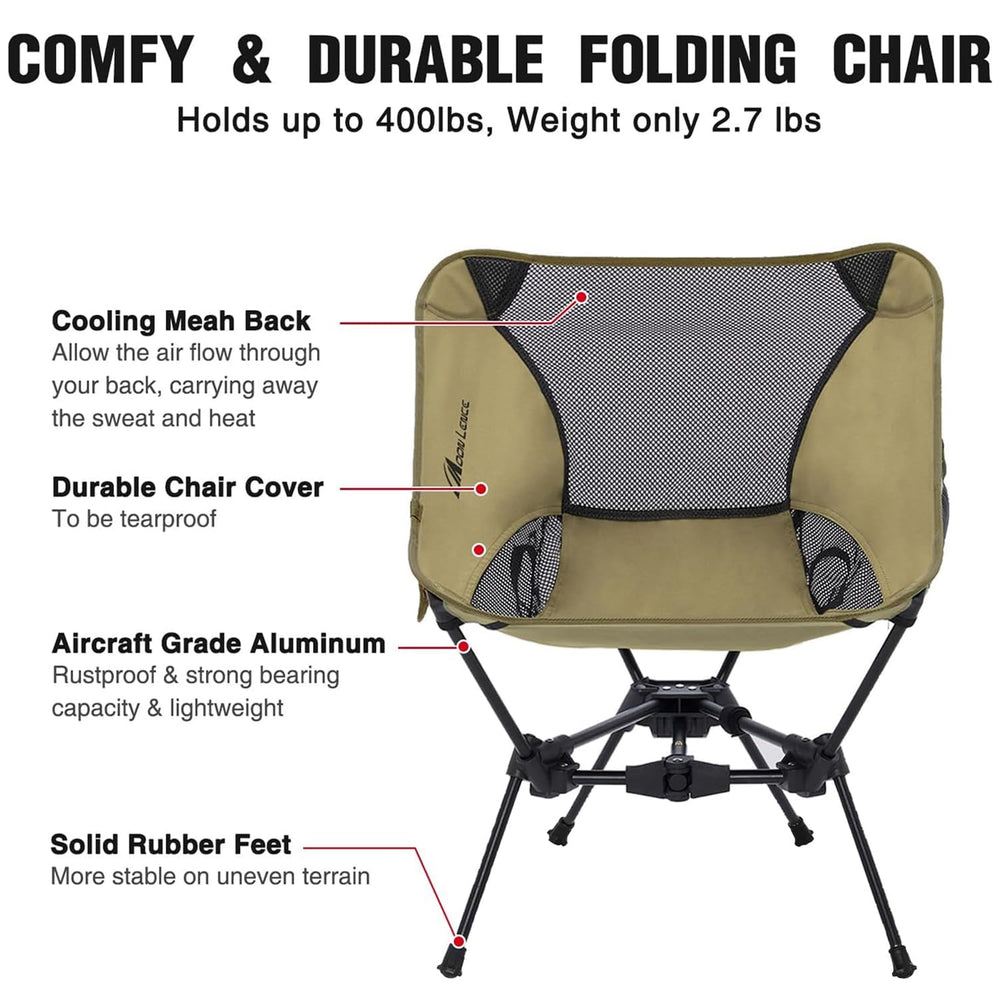 MOON LENCE 2 Pack side-pocket-storage features convenient on-chair storage.