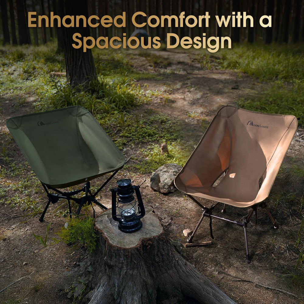 MOON LENCE Camping Chair Plus ready for outdoor setup on trails and camps