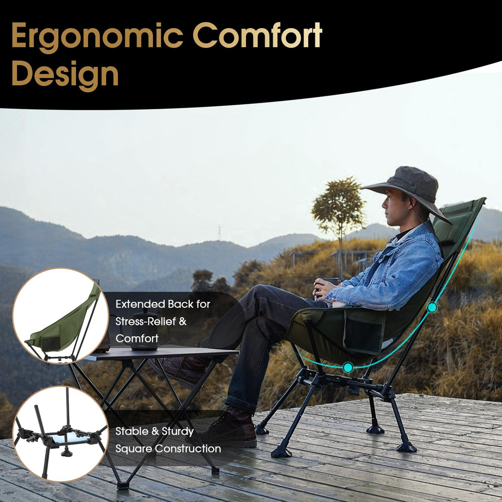 MOON LENCE height-adjustable legs customize seating height.