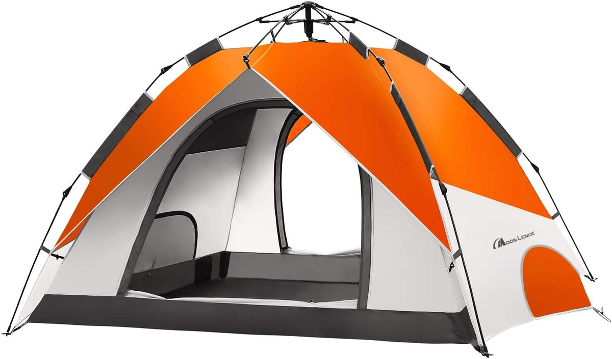 MOON LENCE Instant Pop Up Tent setup in seconds for quick family camping
