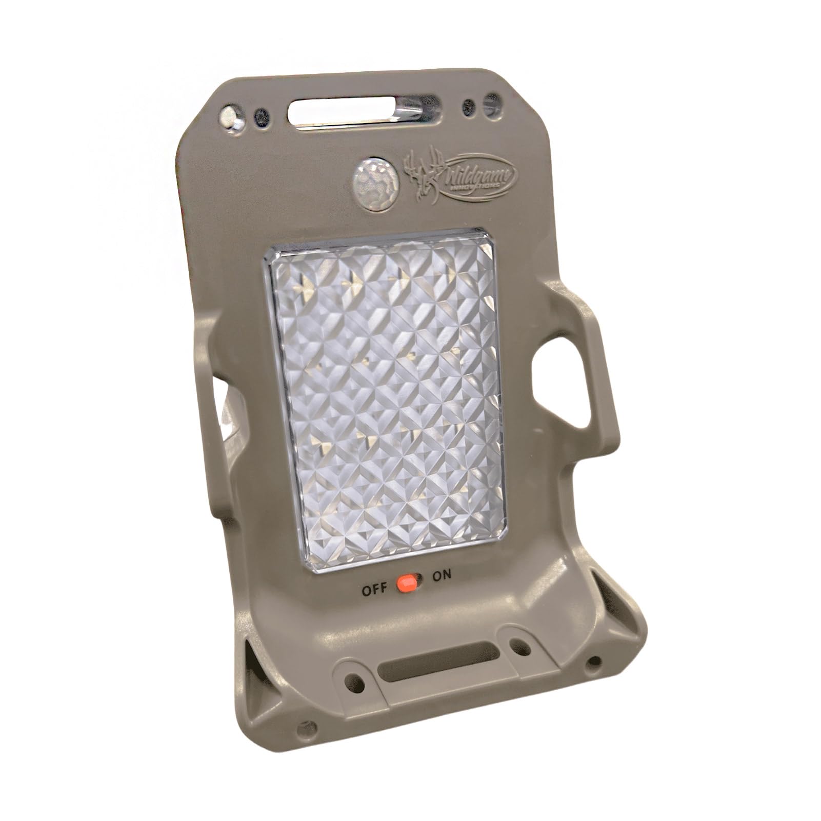 Moonshine Feeder Light with integrated solar panel and PIR motion sensor