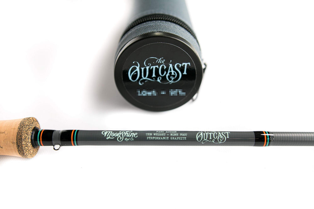 Moonshine Outcast II fast-action blank emphasizes quicker loops in windy conditions.