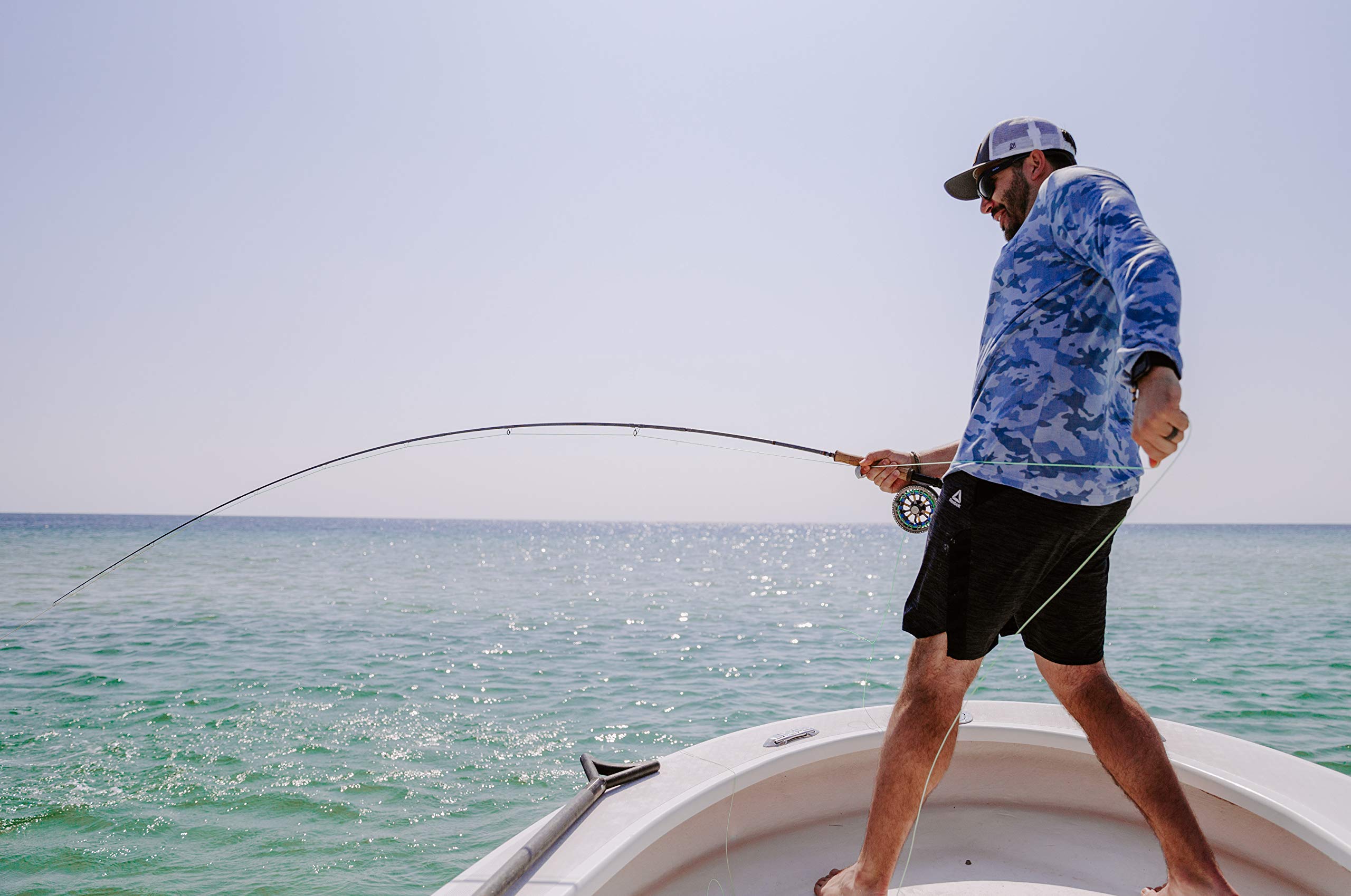 Moonshine Outcast II saltwater-ready rod is built to endure tough fishing trips.