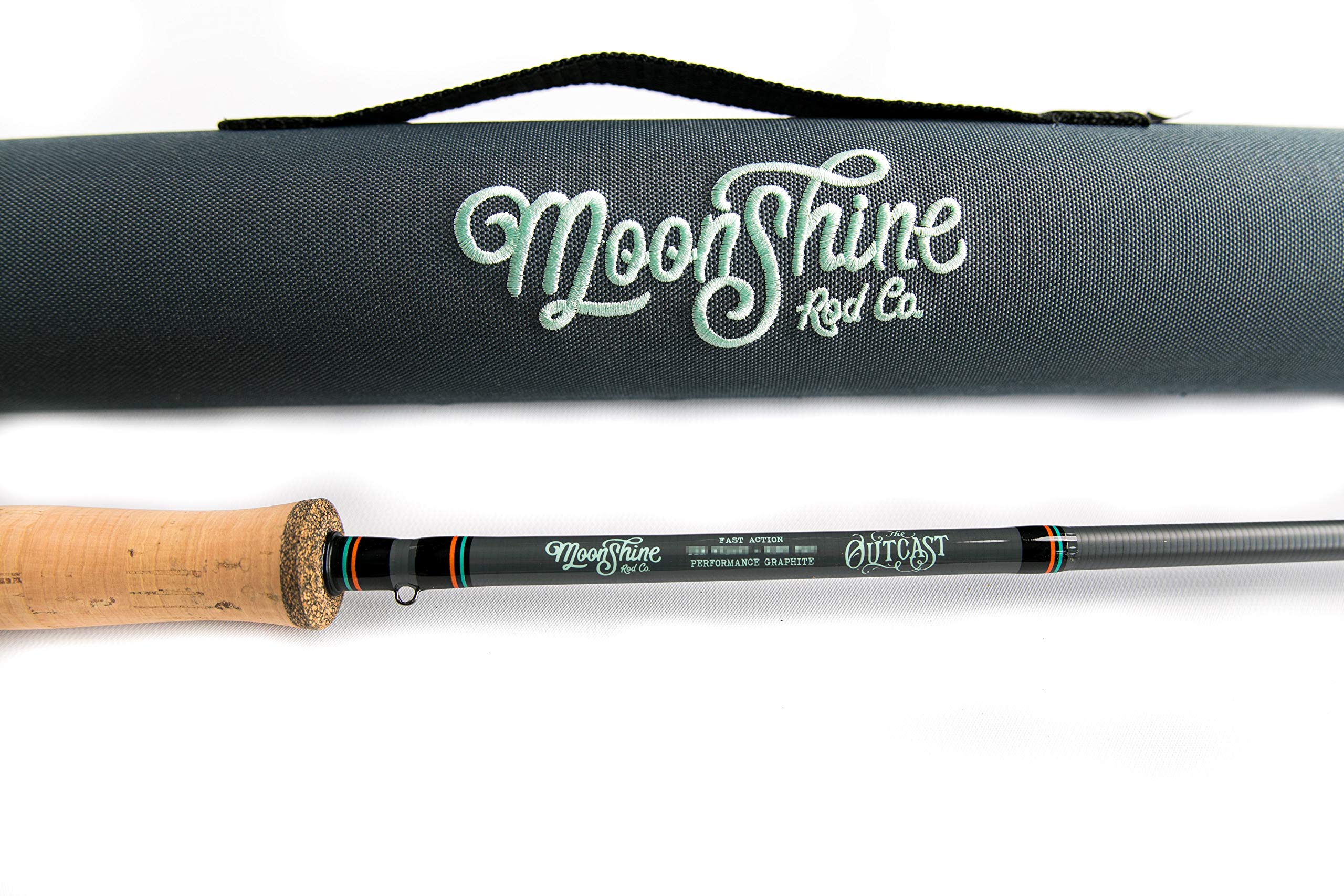 Moonshine Outcast II titanium frame guides closeup highlighting smooth, corrosion-resistant performance.