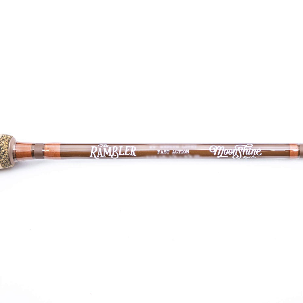 Moonshine Rambler carrying case protects your rod during trips.