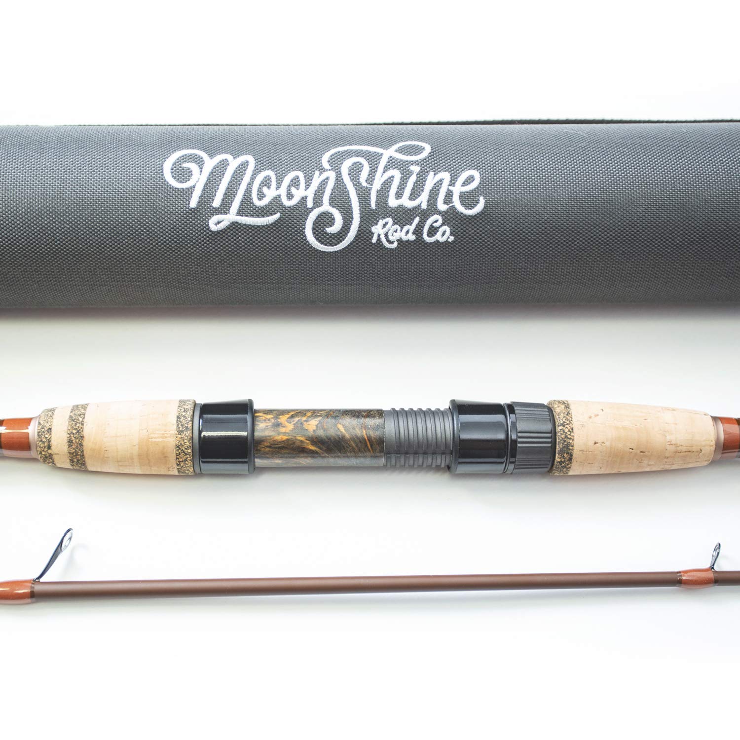 Moonshine Rambler extra tip section enables quick field repairs.