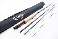Moonshine Vesper 10ft 5wt rod setup for precise casting and balance.