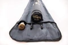 Moonshine Vesper rod in compact 4-piece form for easy travel