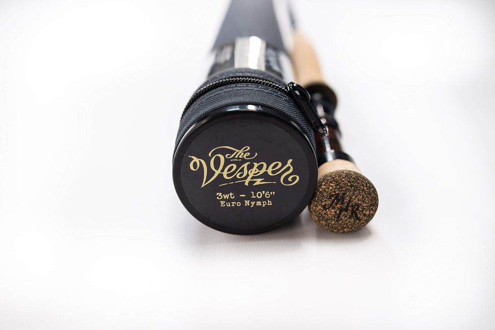 Moonshine Vesper rod showing titanium frame and SiC guides for smooth control