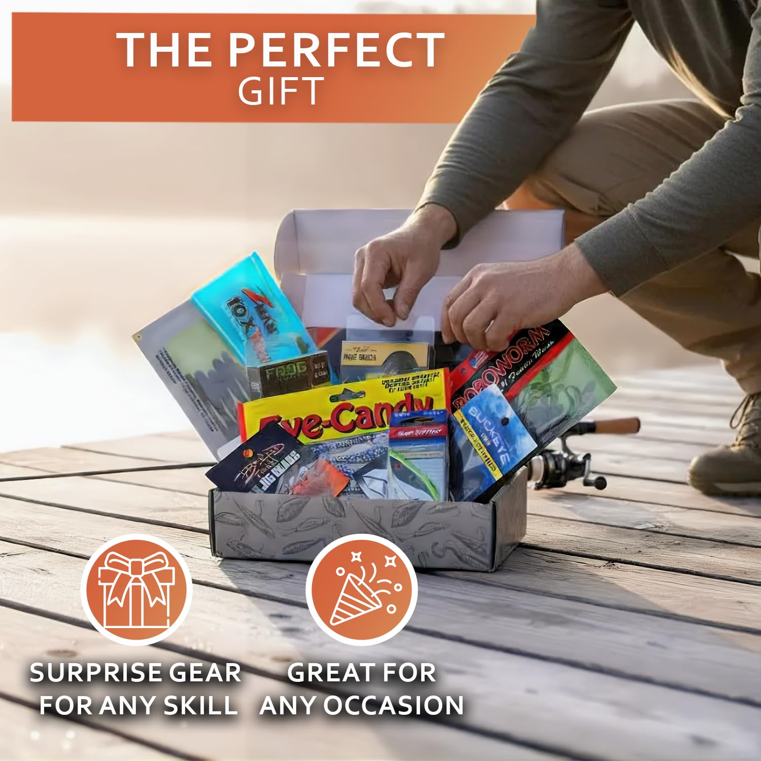 Moose Baits holiday gift pack suggesting the perfect gift for fishermen