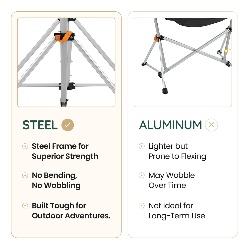 Moose Medoz hammock chair in outdoor use delivers relaxed lounging by campfire.