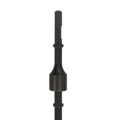 Moose Supply stake driver shows precise 1-1/8 inch hex shank for jackhammers