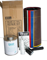 Moose Supply Vinyl Deluxe Repair Kit vinyl strips 12x60 for precise patching.