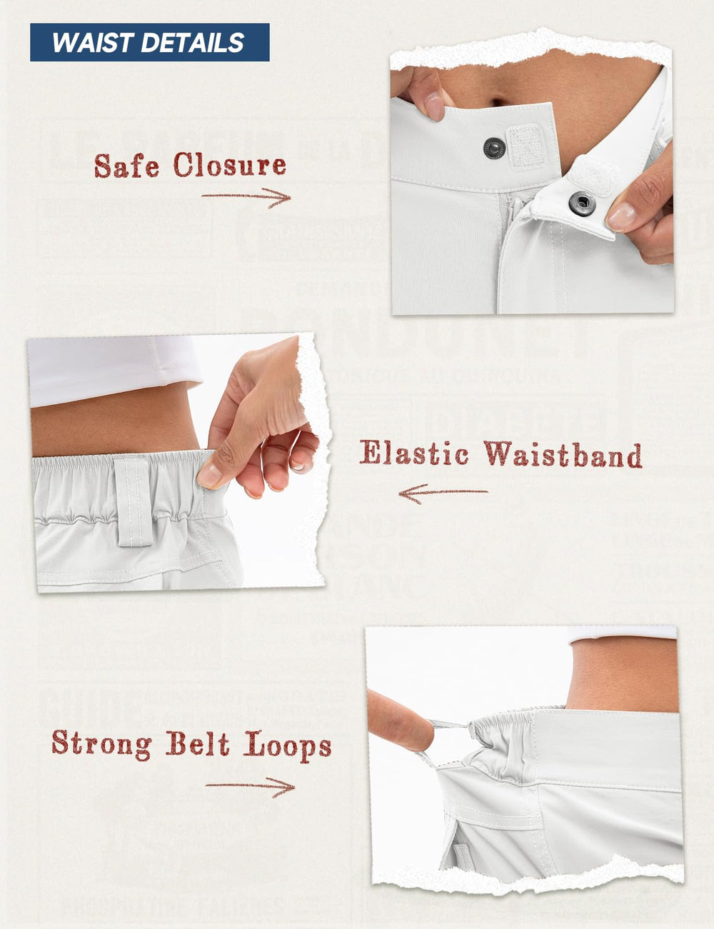 Moosehill care guide image for preserving color and fabric integrity of white pants