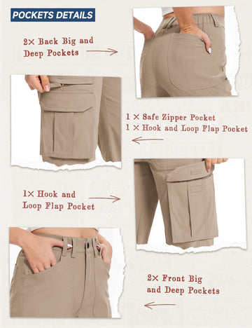 Moosehill cargo hiking pants two-in-one styles ideal for changing outdoor looks.
