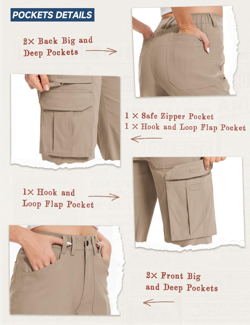Moosehill cargo hiking pants two-in-one styles ideal for changing outdoor looks.