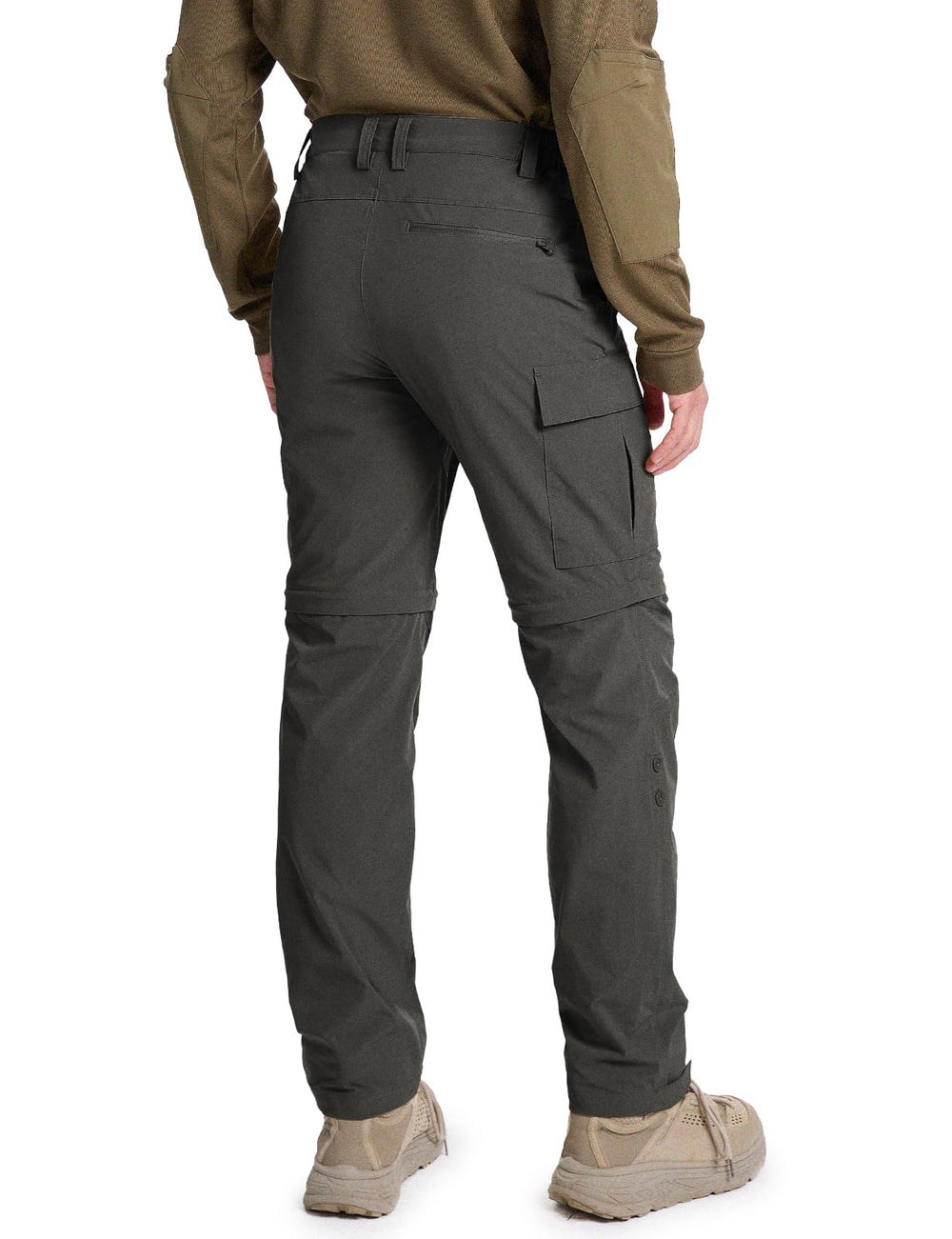Moosehill convertible hiking pants in action for trail-to-sundown wear.