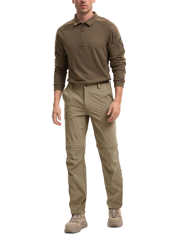 Moosehill convertible hiking pants displayed for flexible transition from pants to shorts