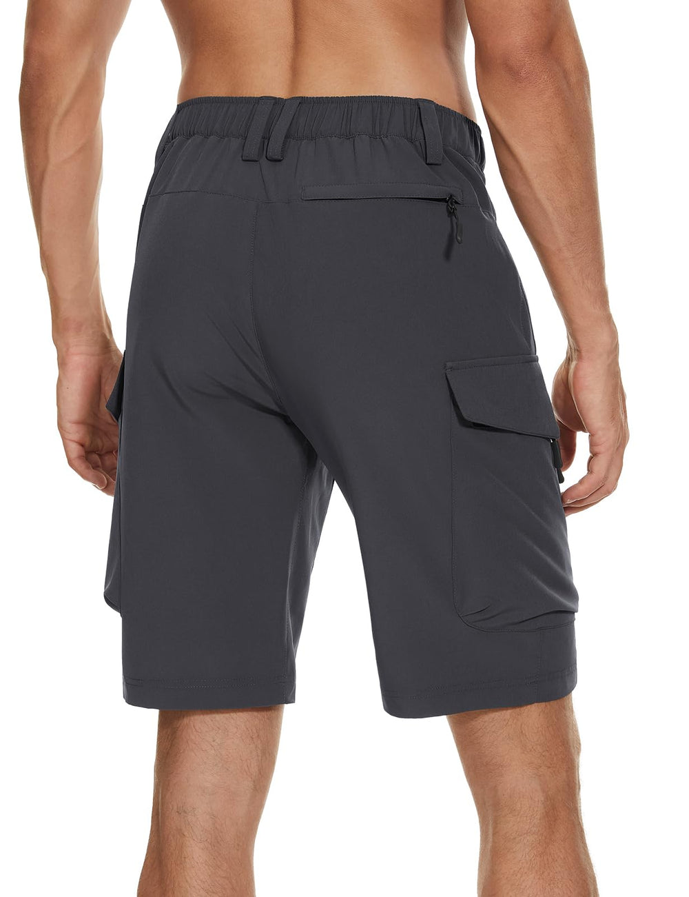 Moosehill dark grey shorts with stretch for freedom of movement