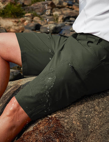 Moosehill cargo shorts elastic-back waist for comfortable fit