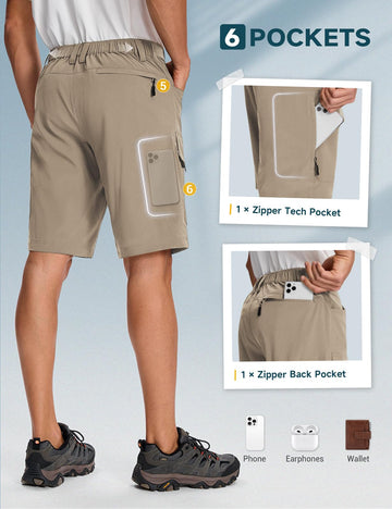 Moosehill cargo shorts fabric texture camel for durable wear