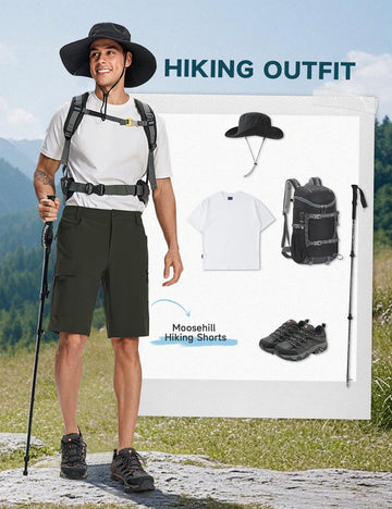 Moosehill cargo shorts suit hiking, golfing, fishing, and casual occasions