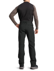 Moosehill pants knees-articulated design in black for improved mobility