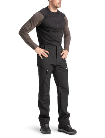 Moosehill pants feature thigh pockets with reflective trim for safer night outdoor activities