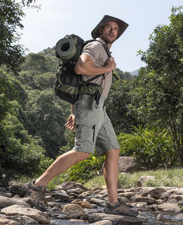 Moosehill stretch-fit hiking shorts offer freedom of movement on rugged terrain