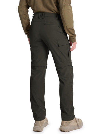 Moosehill mens hiking pants elastic waistband for secure comfortable fit