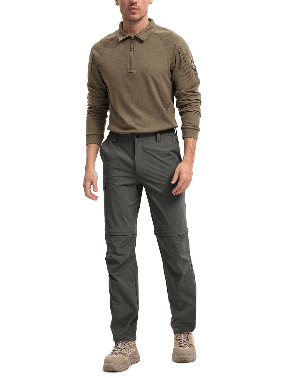 Moosehill pants side pocket open demonstrates quick-access storage for trail essentials.