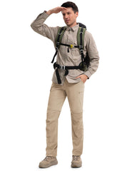 Moosehill mens hiking pants water-repellent coating protecting gear during light rain