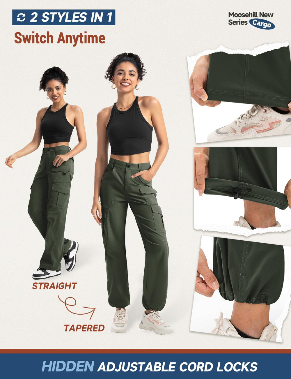 Moosehill water-resistant finish keeps you protected during light drizzle and outdoor tasks.