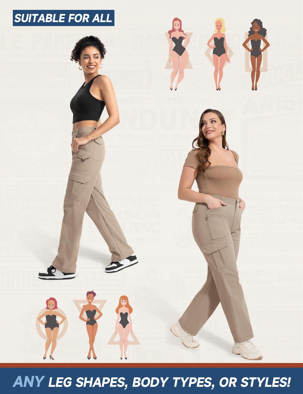 Moosehill women's cargo hiking pants articulated knee enhances mobility during activities