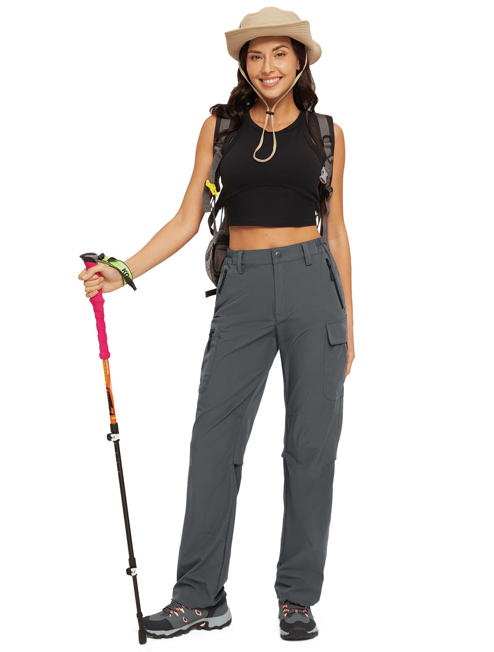 Moosehill cargo pants roll-up hem for versatile outdoor styling.
