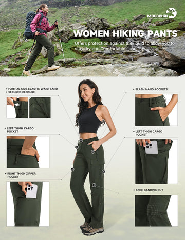 Moosehill hiking pants quick-dry fabric closeup for moisture-wicking comfort