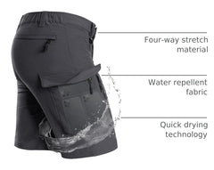 Moosehill zippered pockets design keeps valuables secure during movement