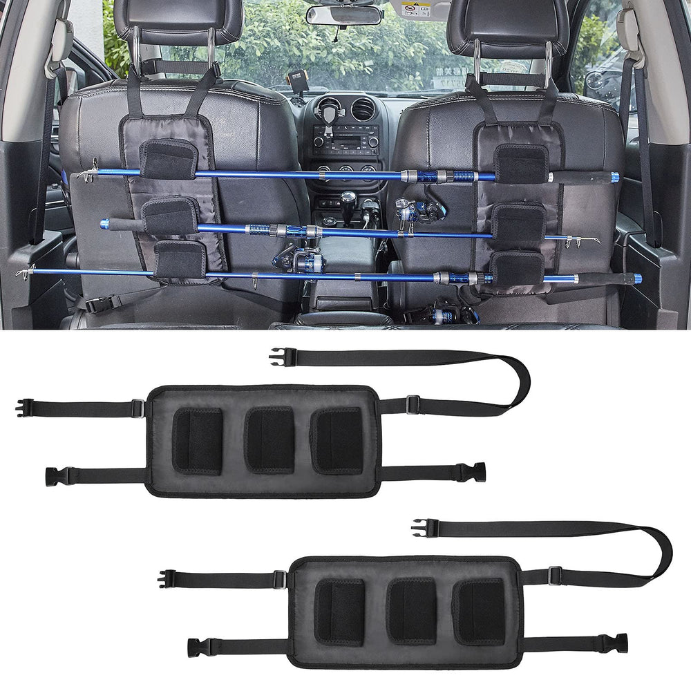 MOPHOEXII backseat pole holder setup enabling rear passenger access