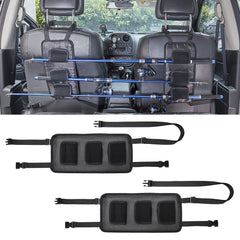 MOPHOEXII backseat pole holder setup enabling rear passenger access
