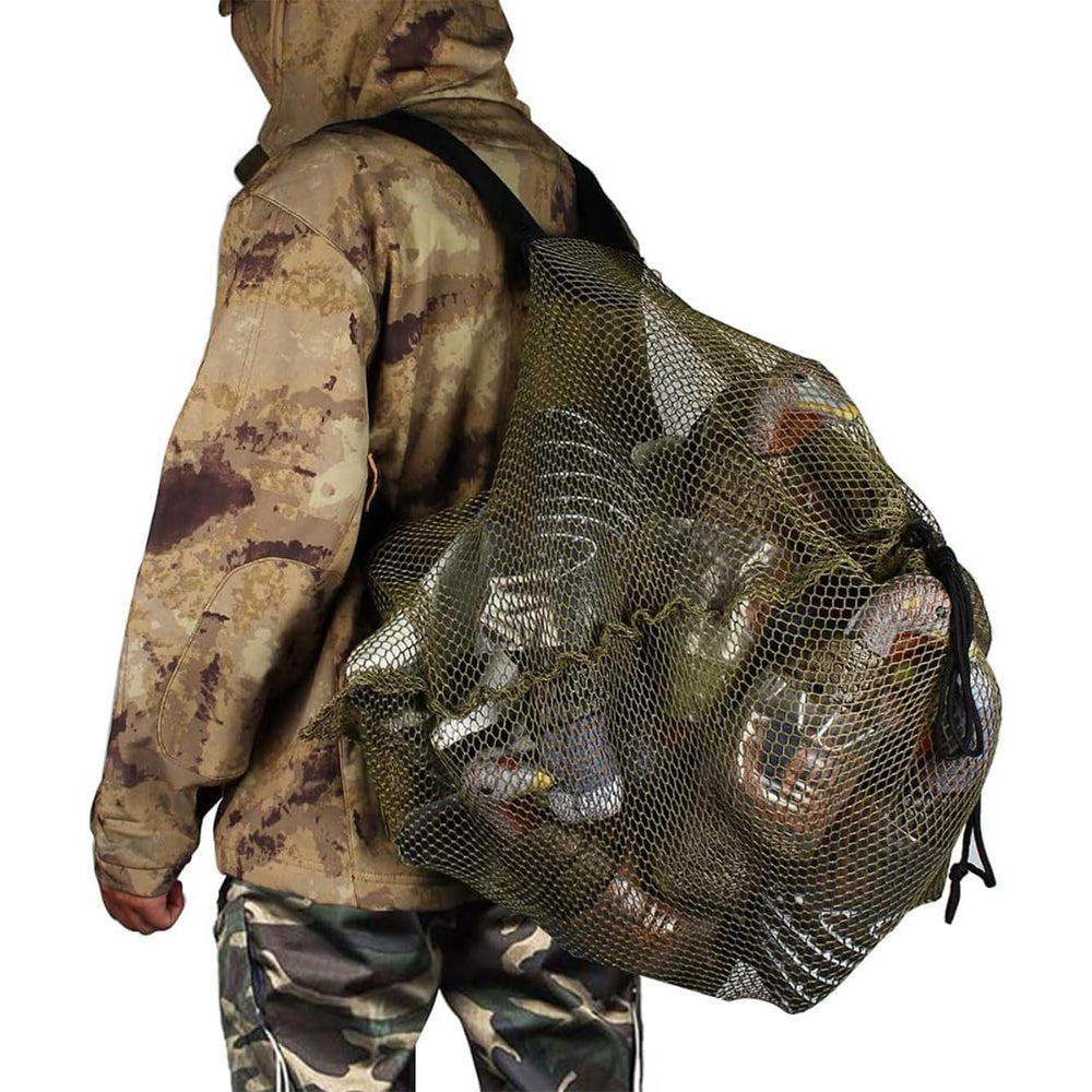 MOPHOEXII Decoy Bag in field setup for organized hunting gear.