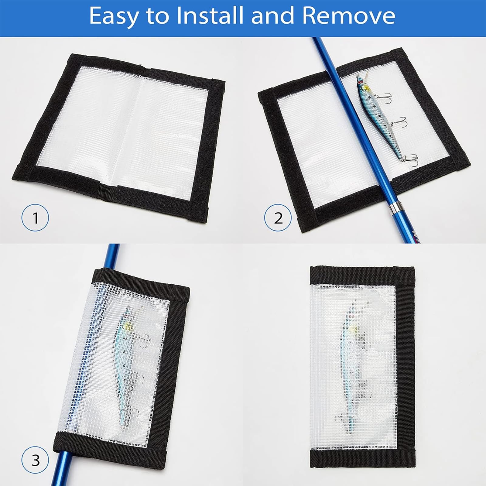 MOPHOEXII puncture-resistant PVC wrap guards hooks from carpet, skin, and gear.