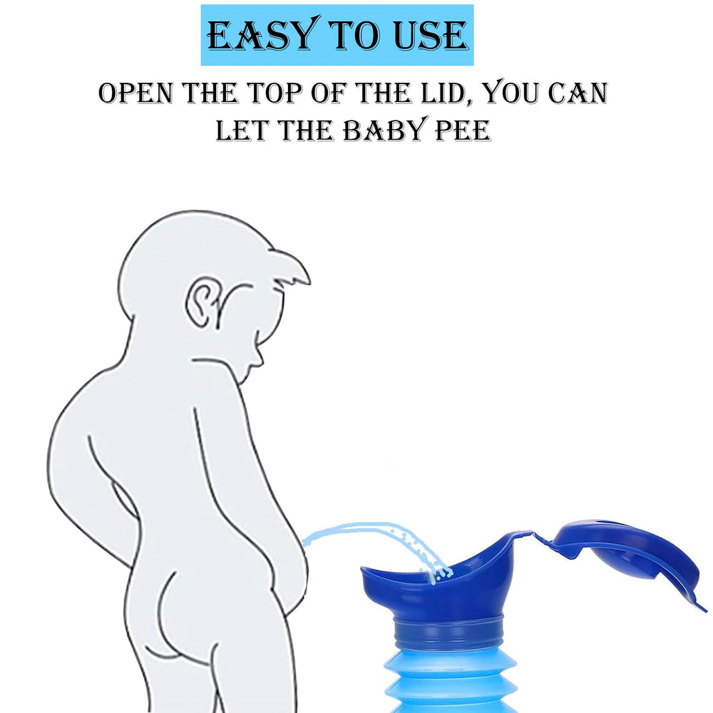MOPHOEXII emergency urinal 2-pack 750ml, ready for paired travels.
